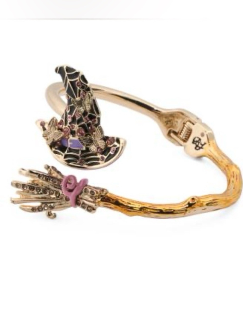 NWT Betsey Johnson Gold Witchy Bypass Bracelet
